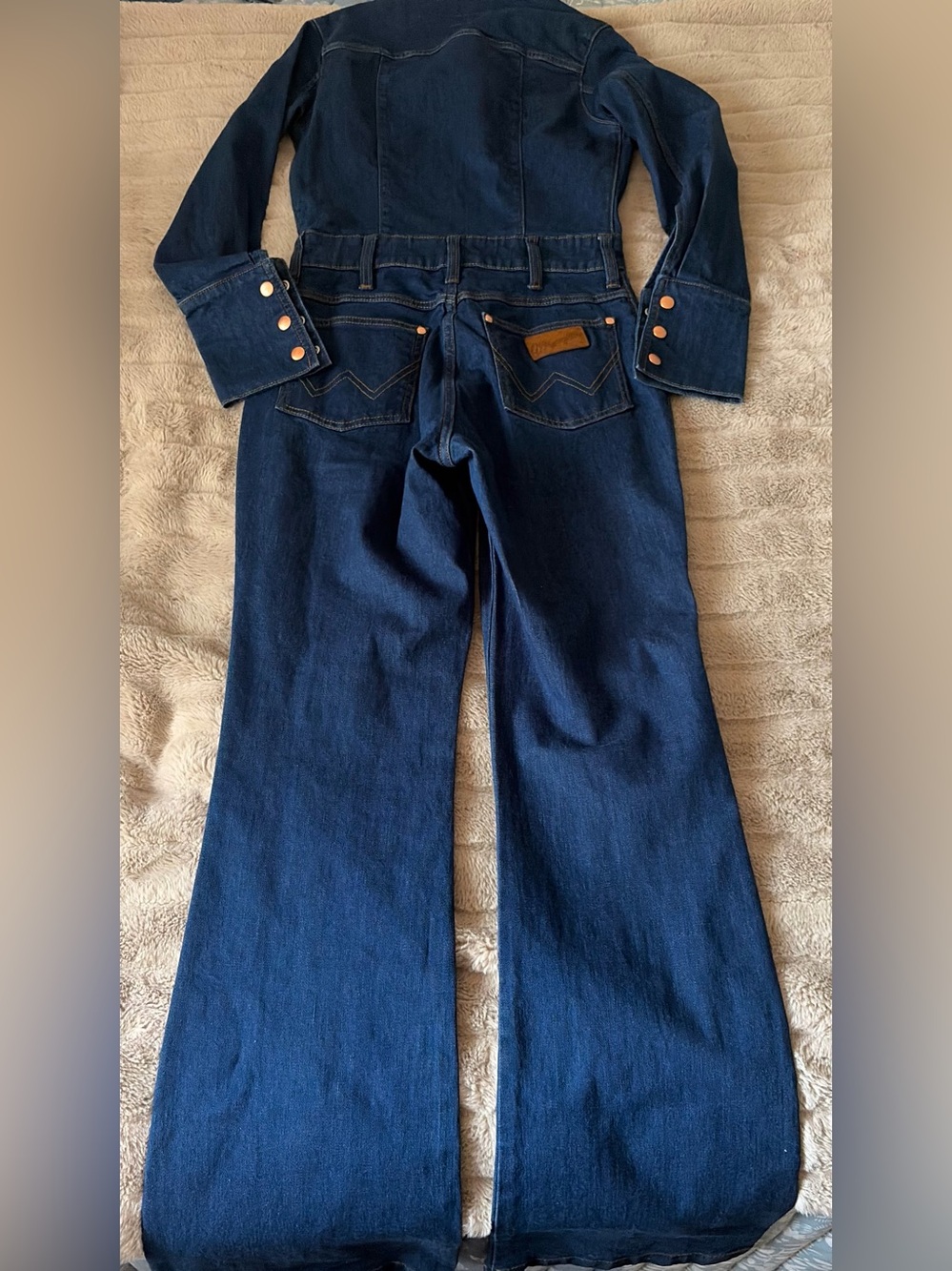 STAUD x Wrangler The Body Denim Jumpsuit - Picture 7 of 7